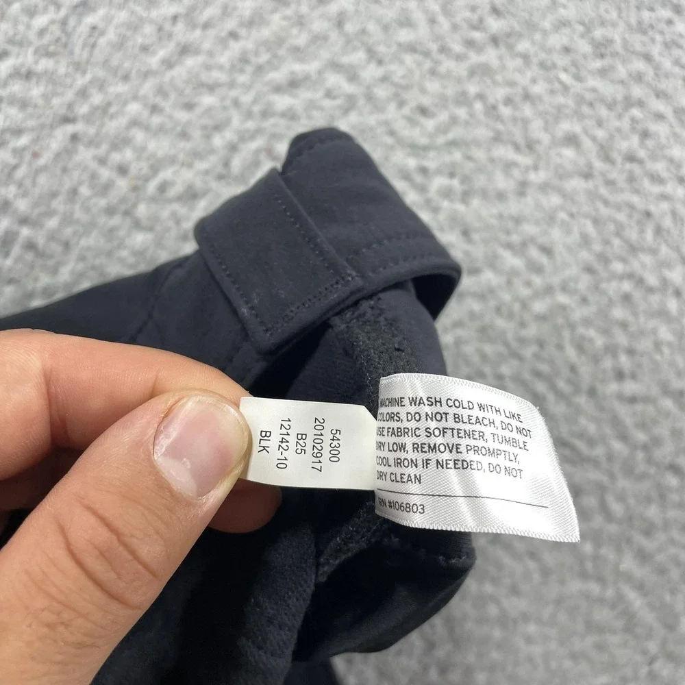 Duluth Trading Co Flexpedition Pants Mens 34x28 Black Stretch Hiking Zip Pockets